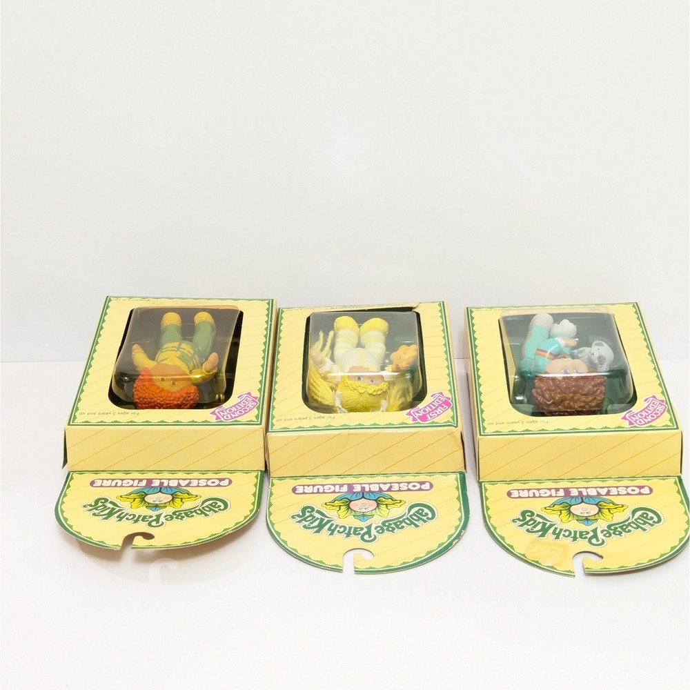 Lot Of 3 Cabbage Patch Kids Poseable Figures 1984 Vintage Original Boxes - Picture 9 of 12